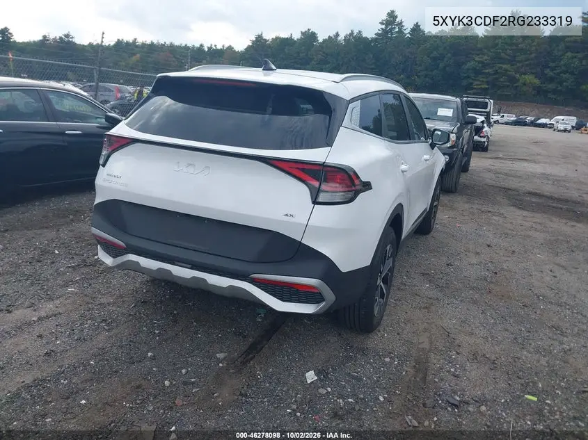 2024 KIA SPORTAGE VIN 5XYK3CDF2RG233319 — фото 4