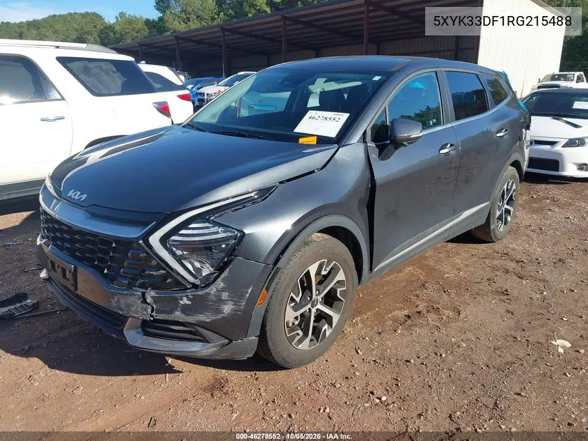 2024 KIA SPORTAGE VIN 5XYK33DF1RG215488 — фото 2
