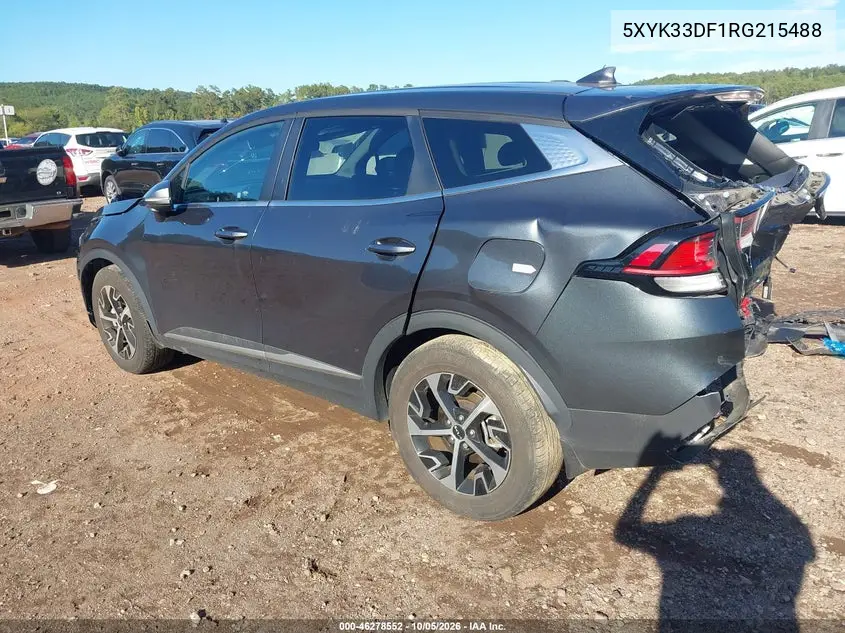 2024 KIA SPORTAGE VIN 5XYK33DF1RG215488 — фото 3