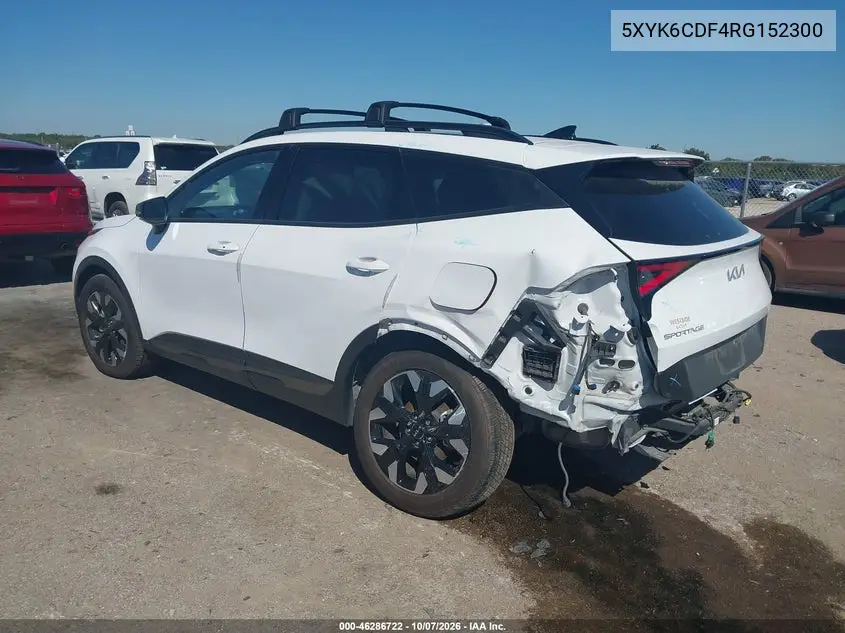 2024 KIA SPORTAGE VIN 5XYK6CDF4RG152300 — фото 3