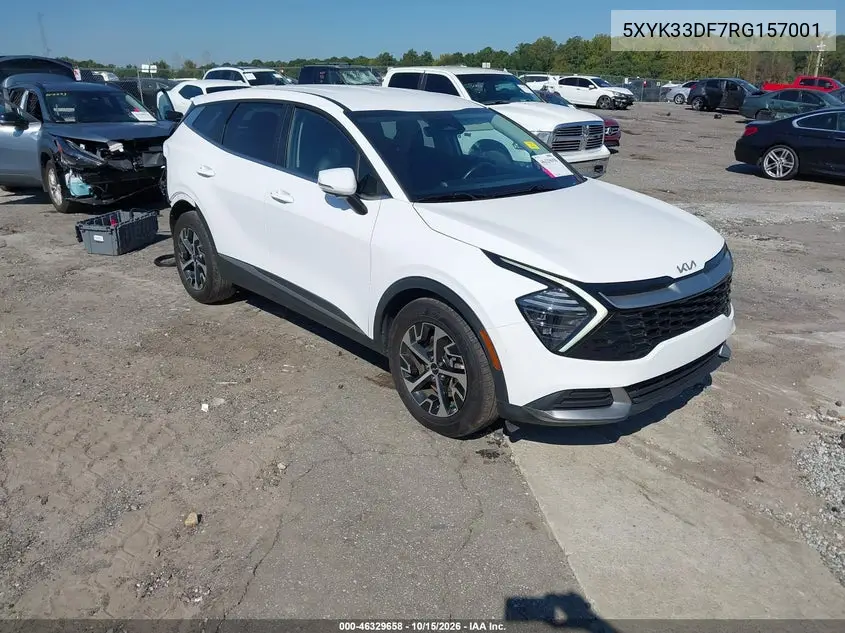 KIA SPORTAGE 2024, VIN 5XYK33DF7RG157001