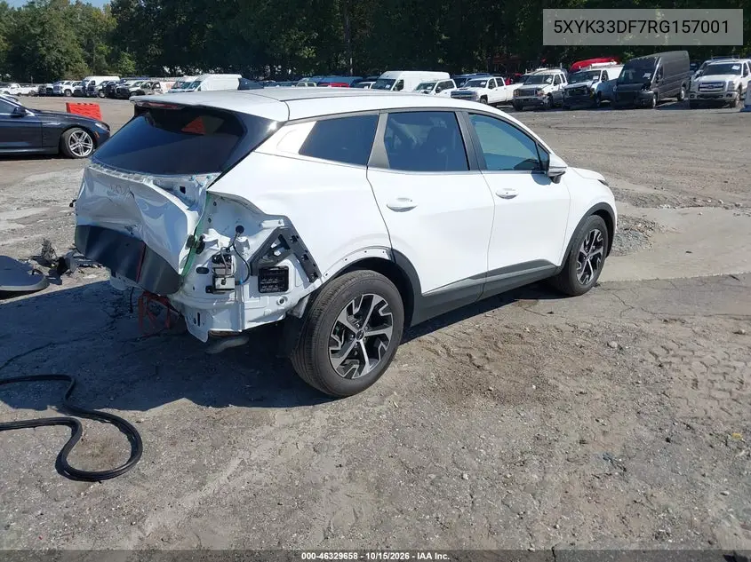 2024 KIA SPORTAGE VIN 5XYK33DF7RG157001 — фото 4