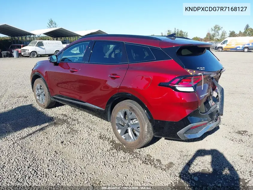 2024 KIA SPORTAGE VIN KNDPXCDG7R7168127 — фото 3
