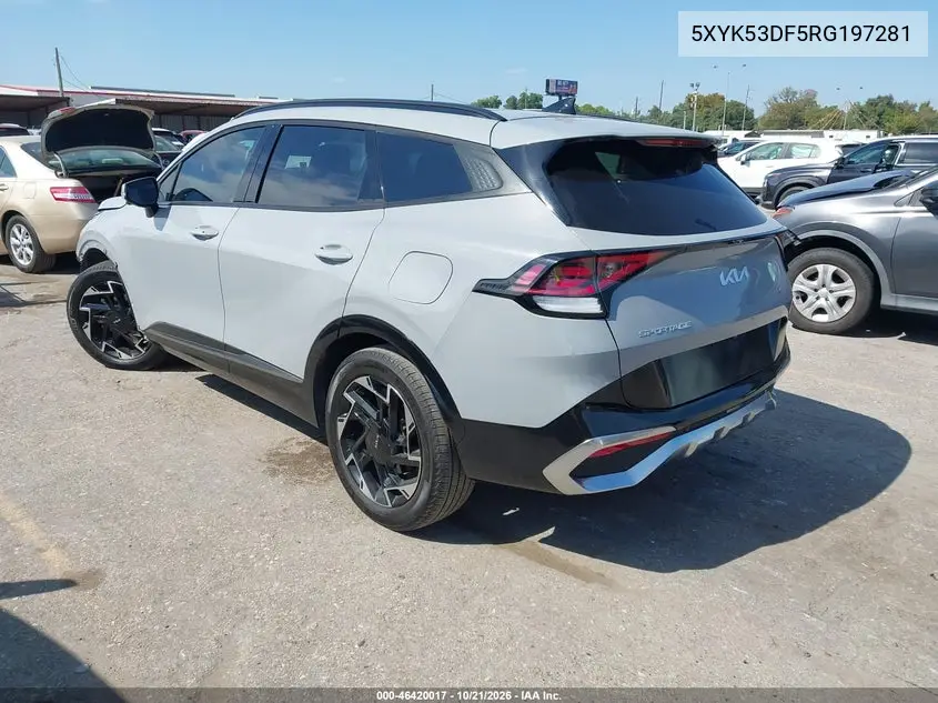 2024 KIA SPORTAGE VIN 5XYK53DF5RG197281 — фото 3