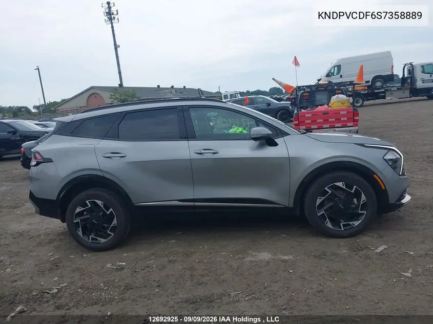 2025 KIA SPORTAGE VIN KNDPVCDF6S7358889 — фото 14