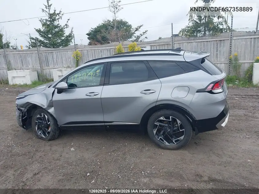 2025 KIA SPORTAGE VIN KNDPVCDF6S7358889 — фото 15