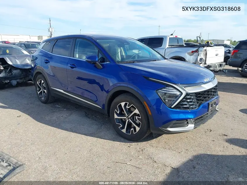 KIA SPORTAGE 2025, VIN 5XYK33DFXSG318608