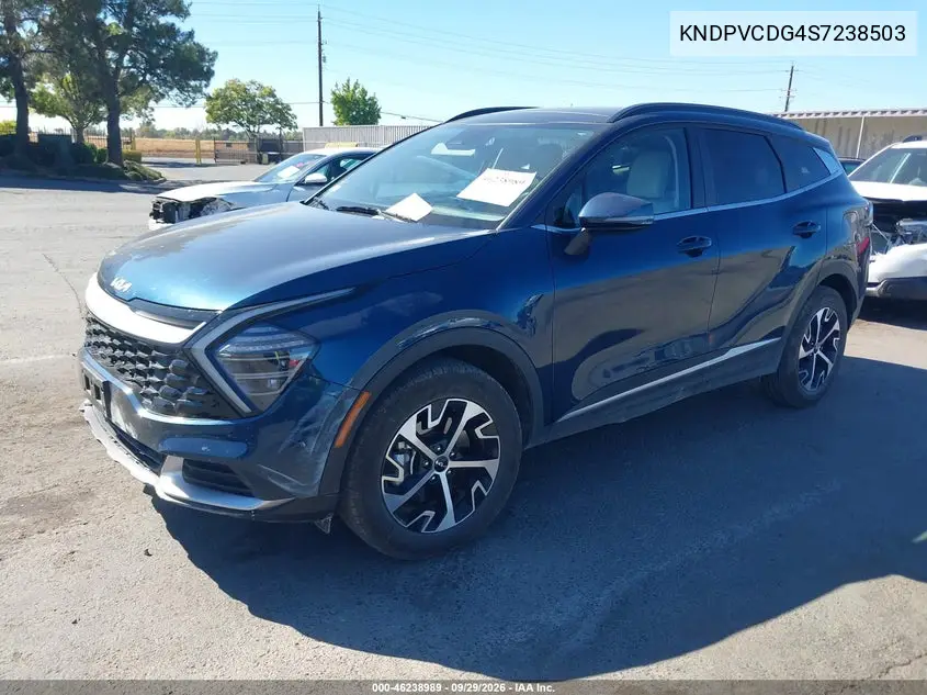2025 KIA SPORTAGE VIN KNDPVCDG4S7238503 — фото 2