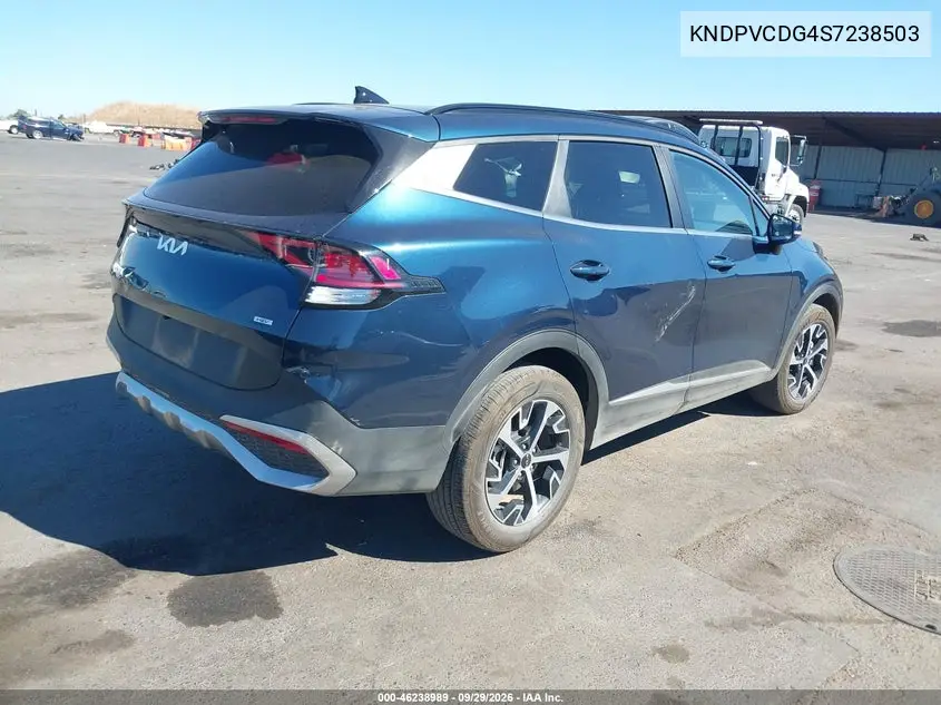 2025 KIA SPORTAGE VIN KNDPVCDG4S7238503 — фото 4