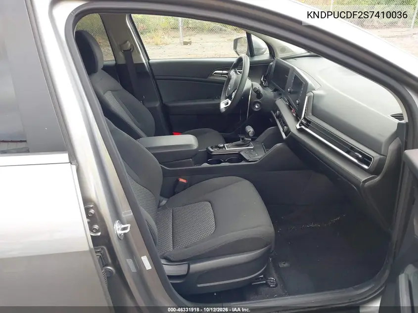 2025 KIA SPORTAGE VIN KNDPUCDF2S7410036 — фото 5