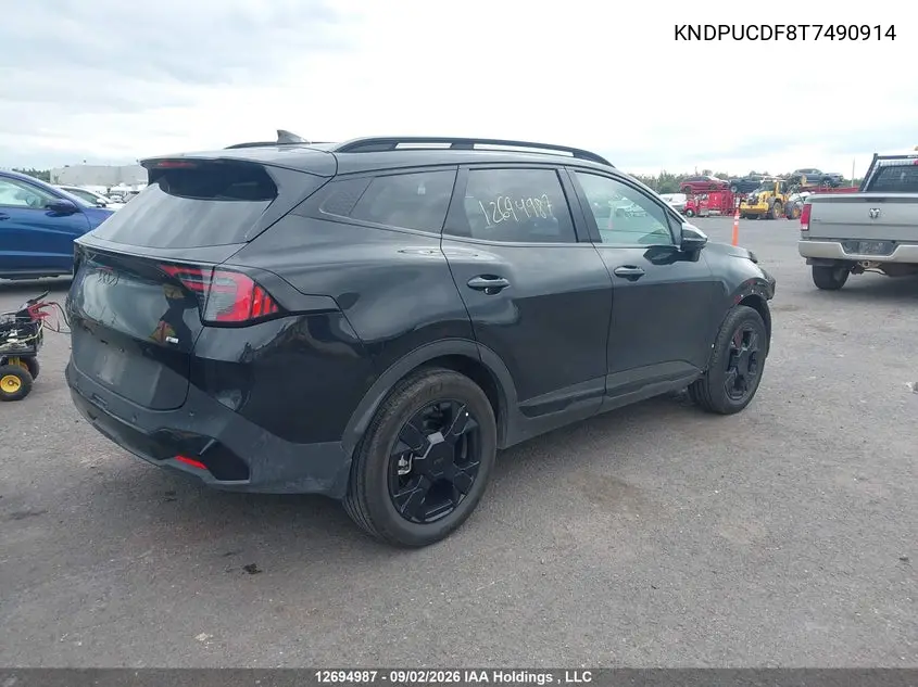 2026 KIA SPORTAGE VIN KNDPUCDF8T7490914 — фото 4