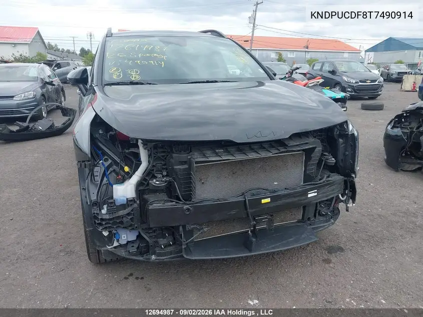 2026 KIA SPORTAGE VIN KNDPUCDF8T7490914 — фото 6