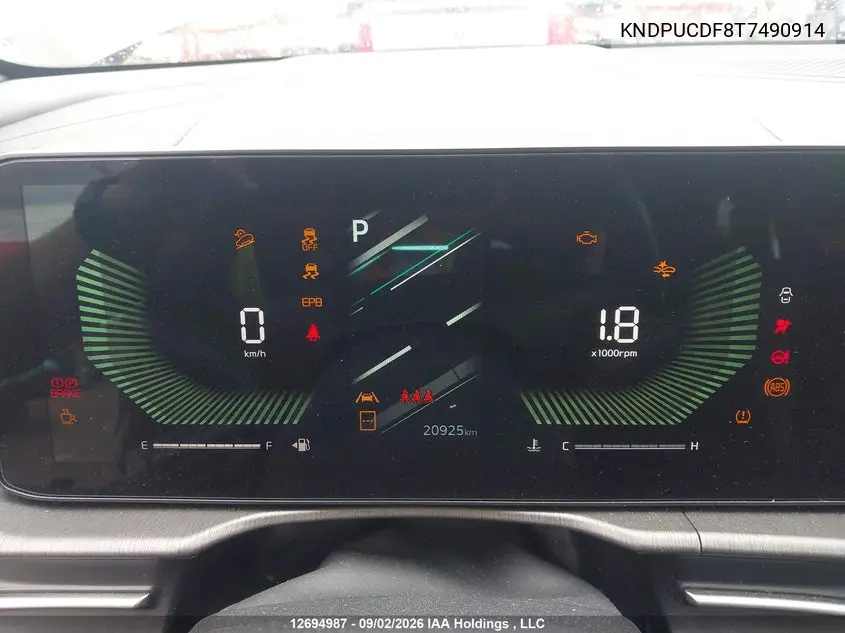 2026 KIA SPORTAGE VIN KNDPUCDF8T7490914 — фото 7