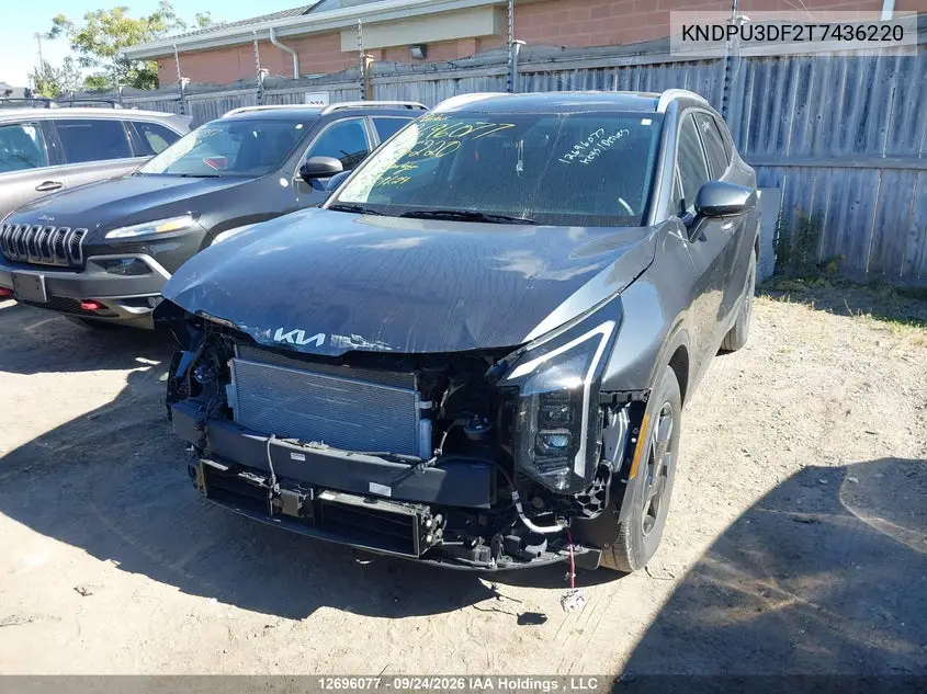 2026 KIA SPORTAGE VIN KNDPU3DF2T7436220 — фото 13