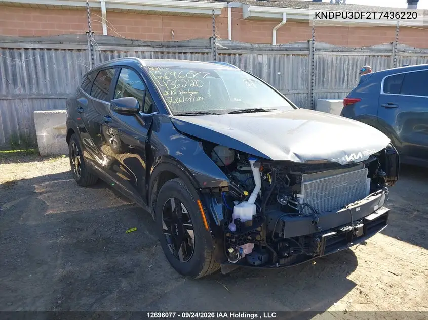 2026 KIA SPORTAGE VIN KNDPU3DF2T7436220 — фото 14