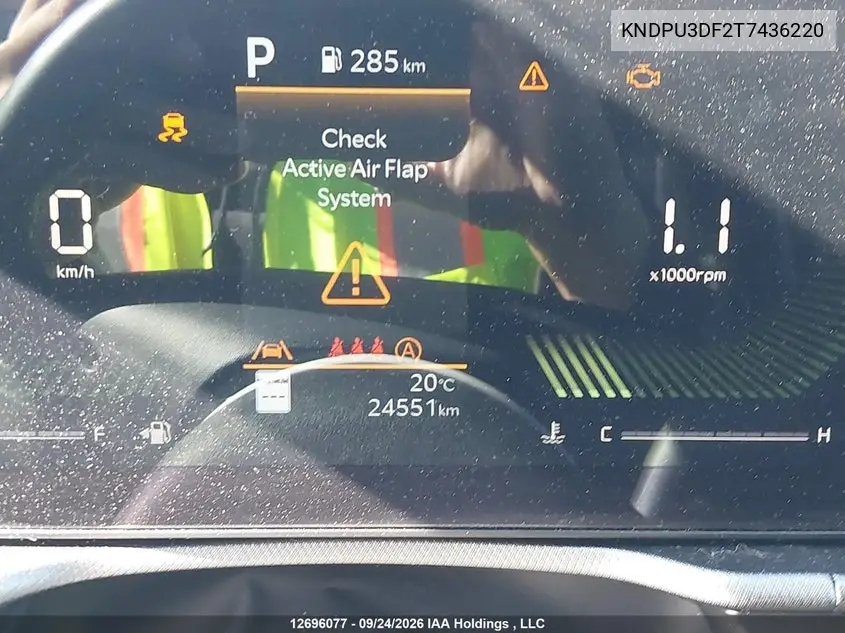 2026 KIA SPORTAGE VIN KNDPU3DF2T7436220 — фото 16