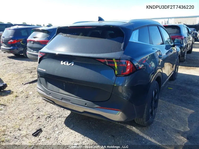 2026 KIA SPORTAGE VIN KNDPU3DF2T7436220 — фото 4