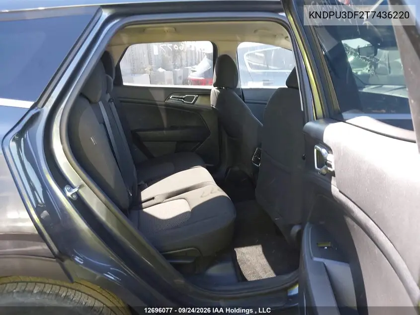2026 KIA SPORTAGE VIN KNDPU3DF2T7436220 — фото 8