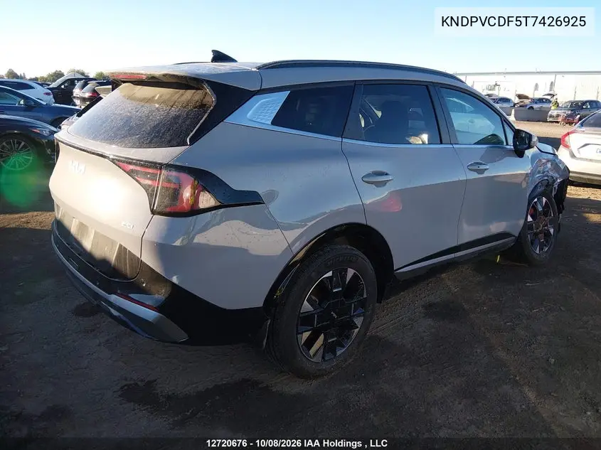 2026 KIA SPORTAGE VIN KNDPVCDF5T7426925 — фото 4