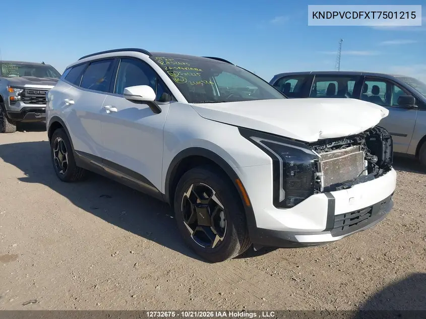 KIA SPORTAGE 2026, VIN KNDPVCDFXT7501215