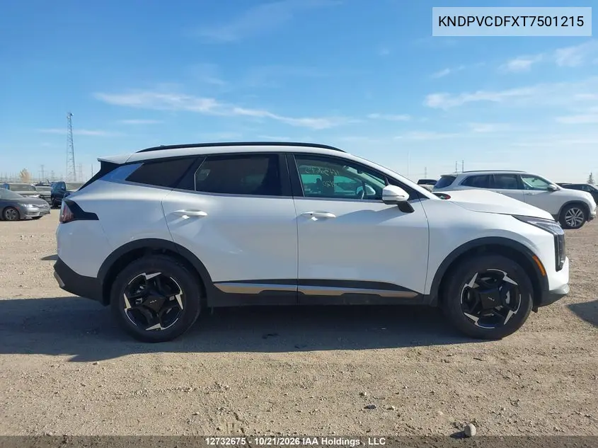 2026 KIA SPORTAGE VIN KNDPVCDFXT7501215 — фото 14