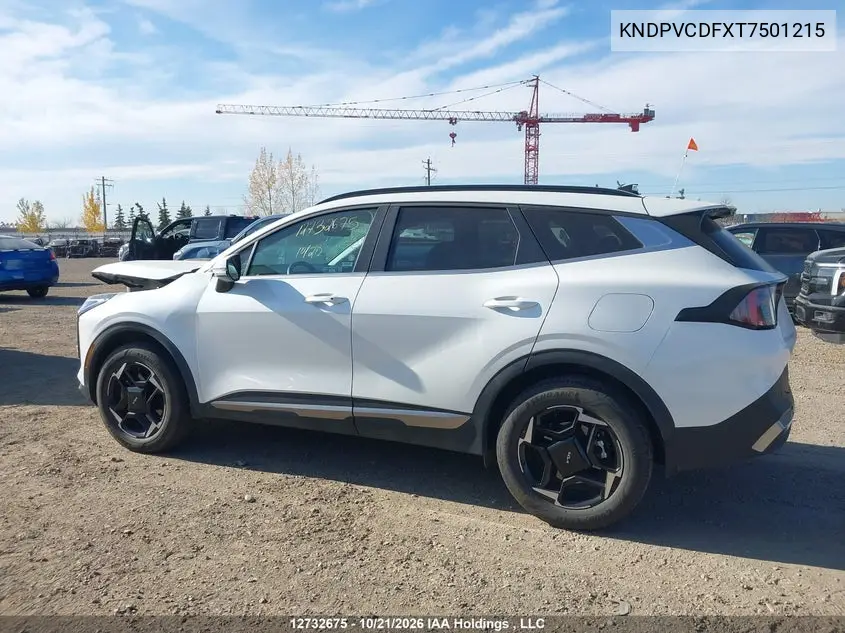 2026 KIA SPORTAGE VIN KNDPVCDFXT7501215 — фото 15