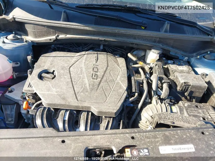 2026 KIA SPORTAGE VIN KNDPVCDF4T7502425 — фото 10