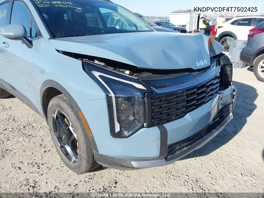 2026 KIA SPORTAGE VIN KNDPVCDF4T7502425 — фото 12