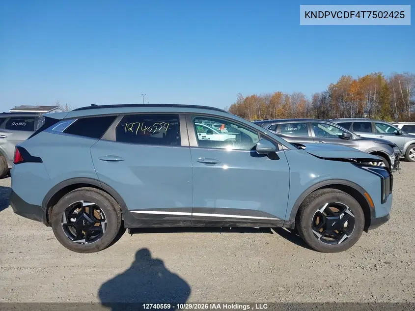 2026 KIA SPORTAGE VIN KNDPVCDF4T7502425 — фото 14