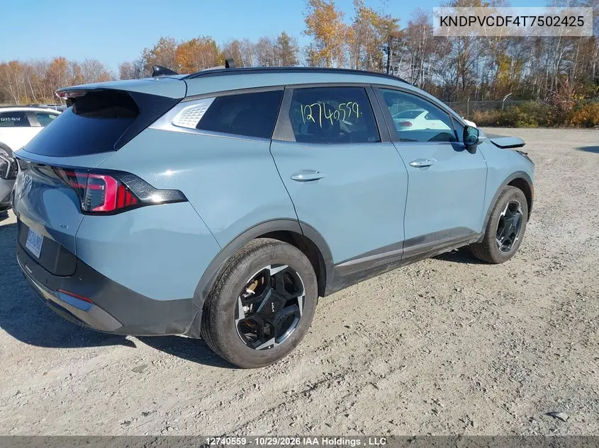 2026 KIA SPORTAGE VIN KNDPVCDF4T7502425 — фото 5