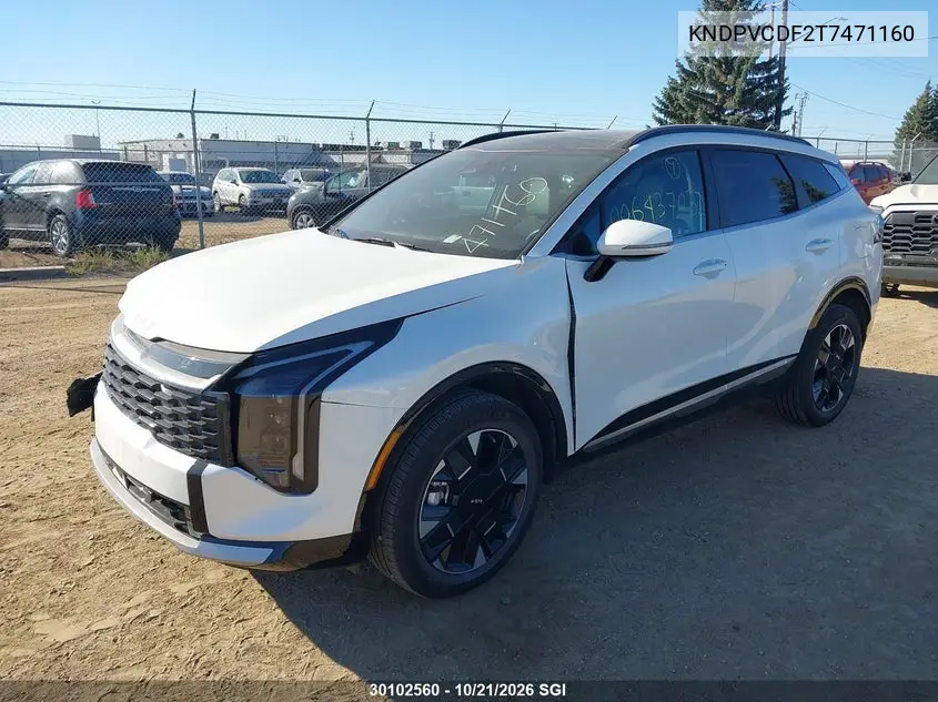 2026 KIA SPORTAGE VIN KNDPVCDF2T7471160 — фото 2