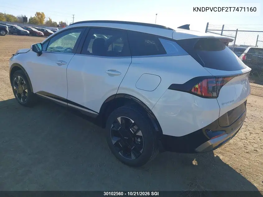 2026 KIA SPORTAGE VIN KNDPVCDF2T7471160 — фото 3