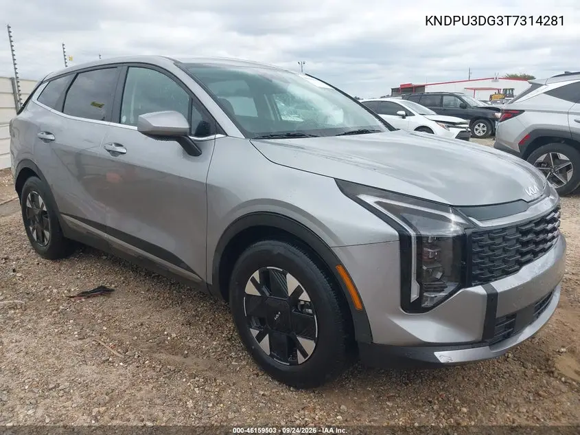 KIA SPORTAGE 2026, VIN KNDPU3DG3T7314281