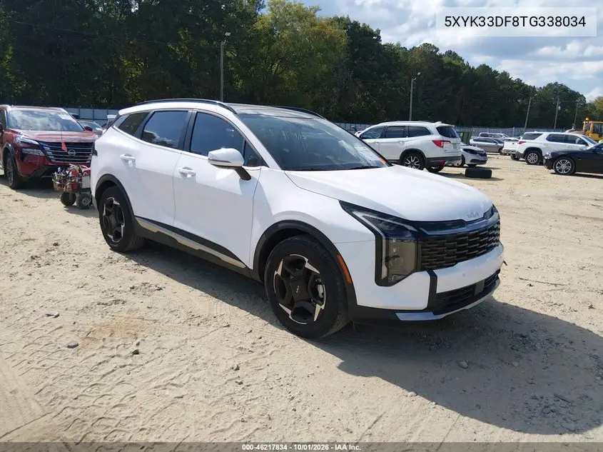 KIA SPORTAGE 2026, VIN 5XYK33DF8TG338034