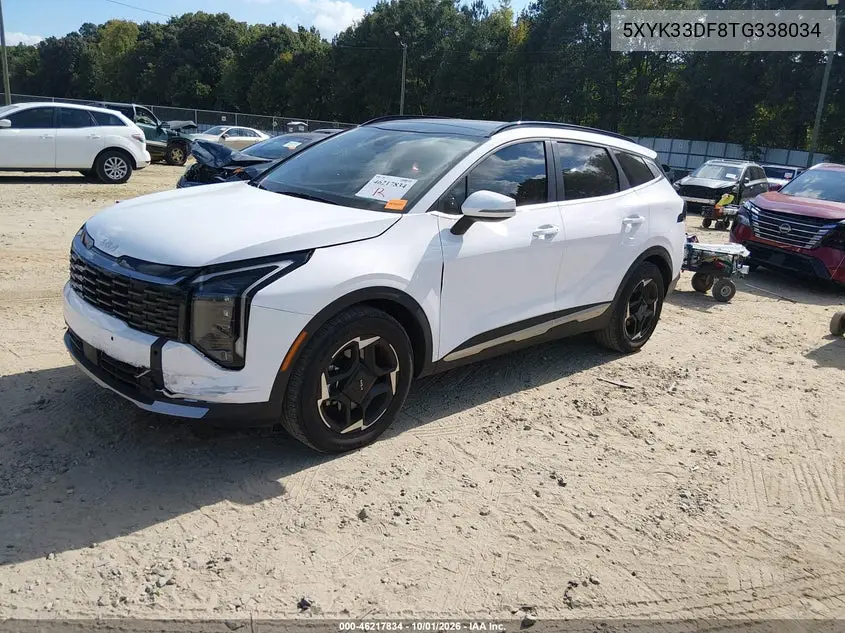 2026 KIA SPORTAGE VIN 5XYK33DF8TG338034 — фото 2