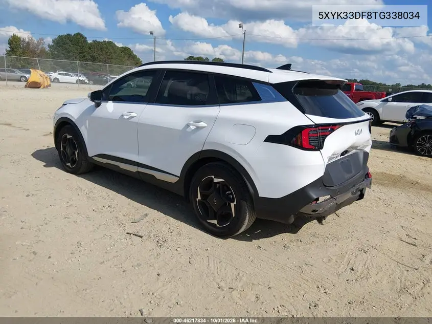 2026 KIA SPORTAGE VIN 5XYK33DF8TG338034 — фото 3