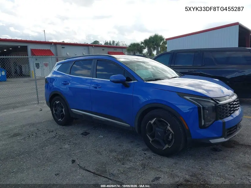 KIA SPORTAGE 2026, VIN 5XYK33DF8TG455287