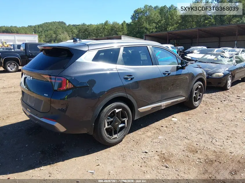 2026 KIA SPORTAGE VIN 5XYK3CDF3TG368039 — фото 4