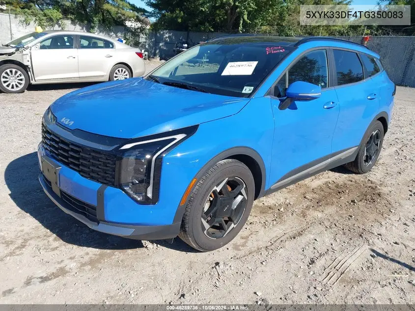 2026 KIA SPORTAGE VIN 5XYK33DF4TG350083 — фото 2