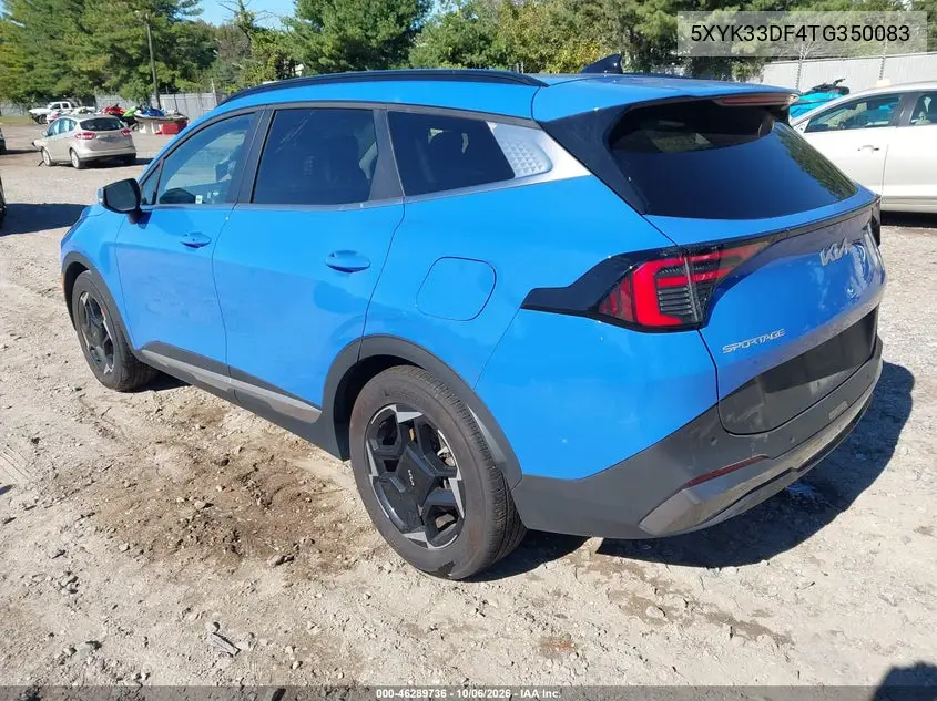 2026 KIA SPORTAGE VIN 5XYK33DF4TG350083 — фото 3