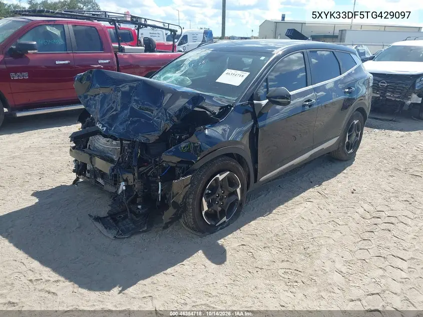 2026 KIA SPORTAGE VIN 5XYK33DF5TG429097 — фото 2