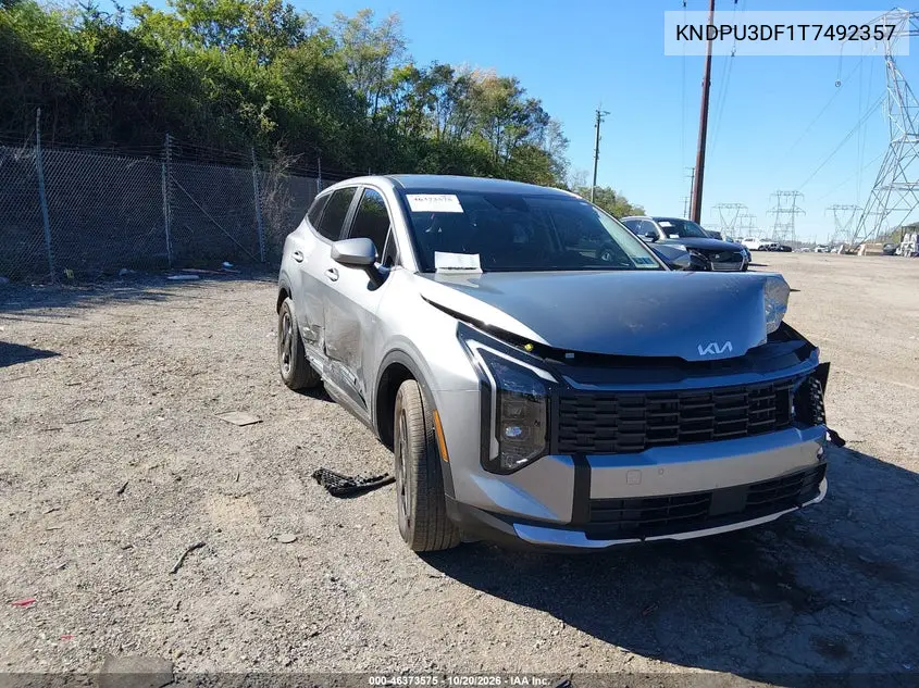 KIA SPORTAGE 2026, VIN KNDPU3DF1T7492357