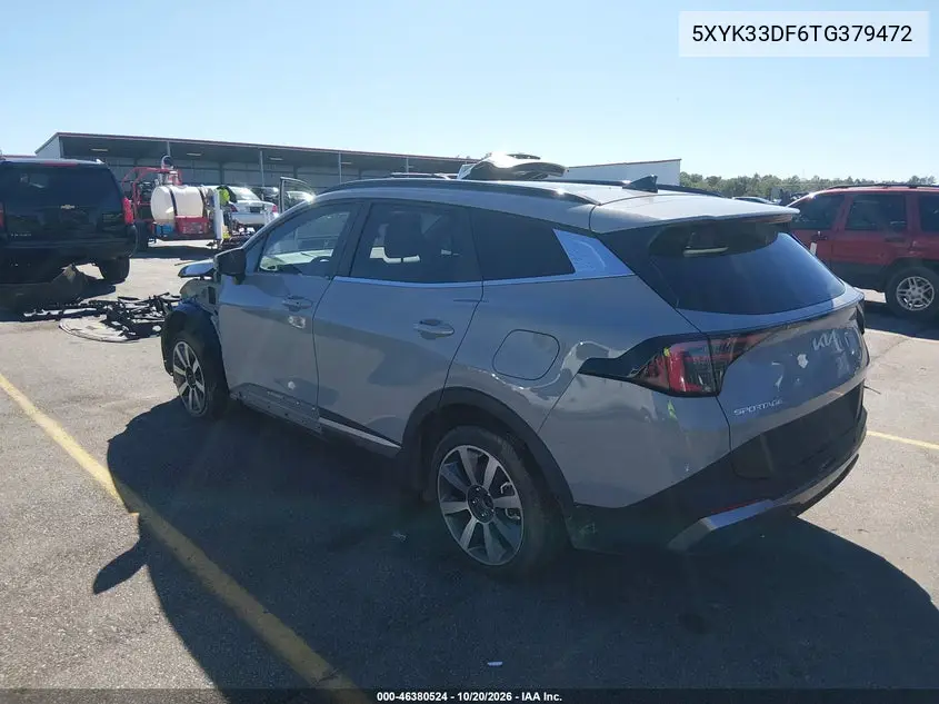 2026 KIA SPORTAGE VIN 5XYK33DF6TG379472 — фото 3