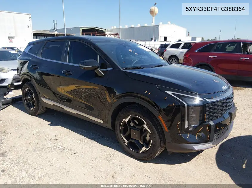 KIA SPORTAGE 2026, VIN 5XYK33DF4TG388364