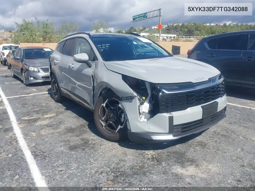 KIA SPORTAGE 2026, VIN 5XYK33DF7TG342088
