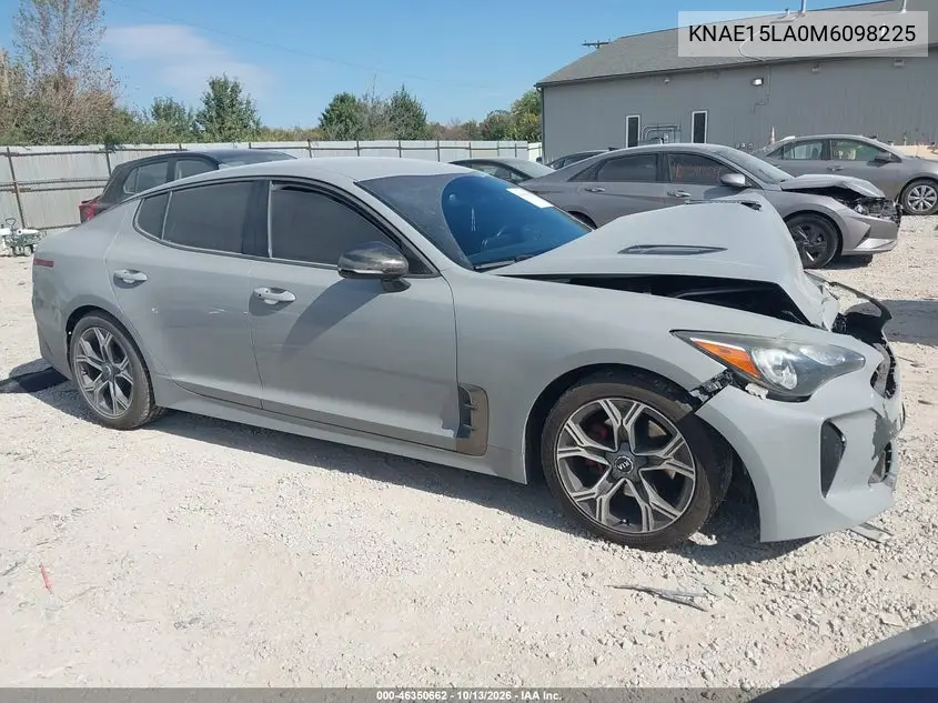 KIA STINGER 2021, VIN KNAE15LA0M6098225