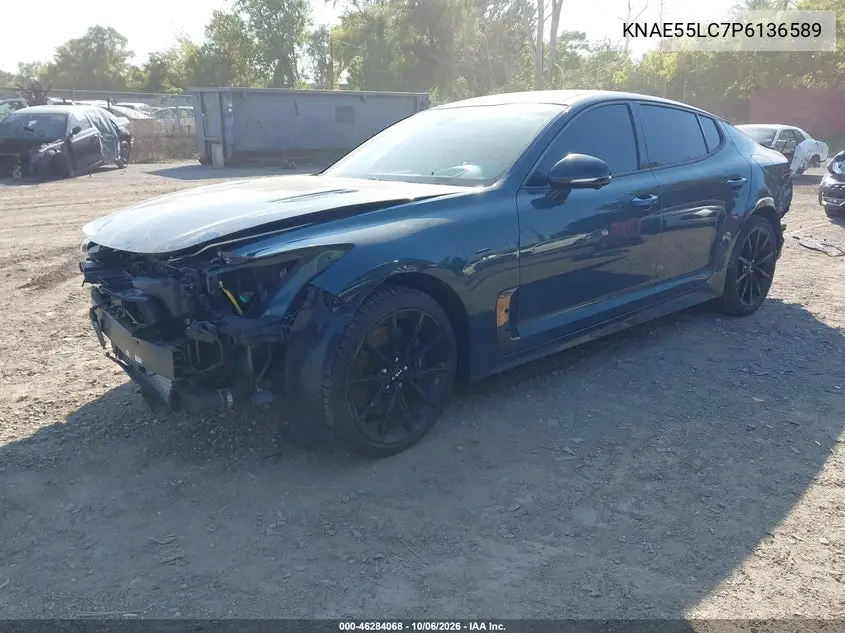 2023 KIA STINGER VIN KNAE55LC7P6136589 — фото 2