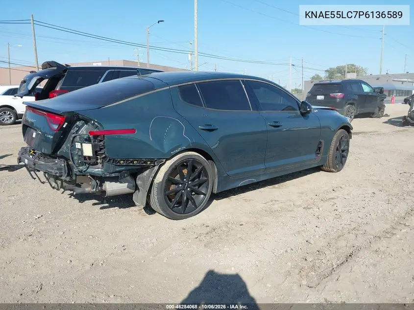 2023 KIA STINGER VIN KNAE55LC7P6136589 — фото 4