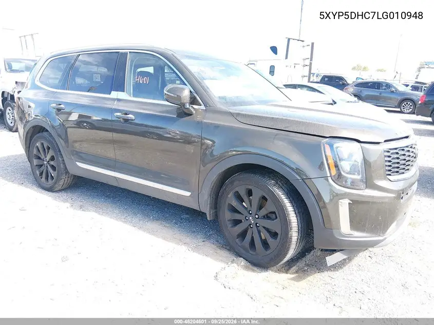 KIA TELLURIDE 2020, VIN 5XYP5DHC7LG010948