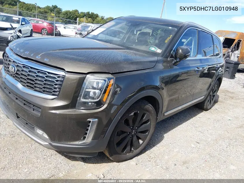 2020 KIA TELLURIDE VIN 5XYP5DHC7LG010948 — фото 2
